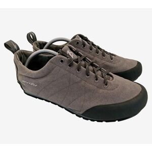 Evolv Approach Shoes Mens Size 10 Gray Canvas Climbing Sneakers Low Top Athletic